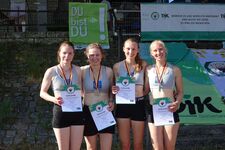 Bundessportfest 2022 - Im StG Silbertrikot: Lea, Hannah, Luisa, Paula